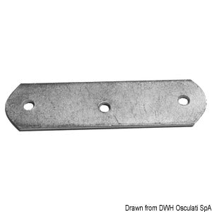 Plate for swinging rollers