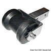 Fixed central roller 30 x 30 mm