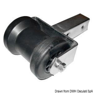 Fixed central roller 30 x 30 mm
