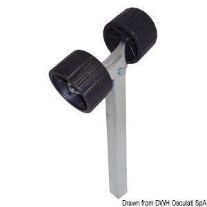 Swinging side fixed rolle 40 mm