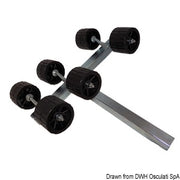 Swinging roller 40 mm 6-rollers