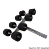 Raised side swinging roller