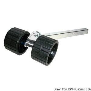 Swinging roller 2-roller straight 30 mm