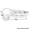 Small central roller 60 mm
