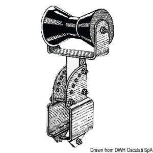 Central keel roller 100 mm