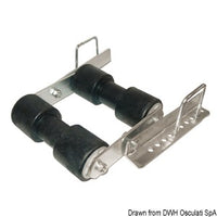 Rear swinging double roller 60 mm