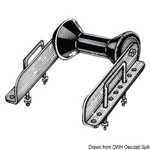 Rear swinging single roller 60 mm