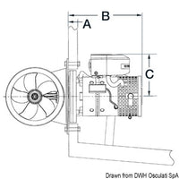 LEWMAR tunnel for stern thruster Ø 185 mm