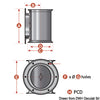 LEWMAR tunnel for stern thruster Ø 300 mm