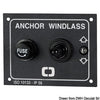 Windlass control panel with spring release