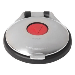 Foot-switch for windlass, AISI 316/red