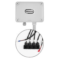 Radio control with fixed panel and central unit for gangplanks