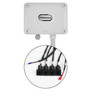 Radio control with fixed panel and central unit for gangplanks