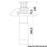 Italwinch Smart V windlass 500 W 12 V - 6 mm ISO  low