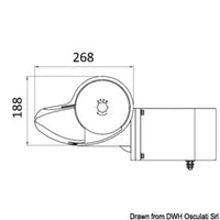 ITALWINCH Orchid windlass 24V-1700W-no drum-10mm