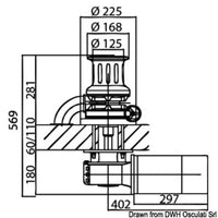 Italwinch Star Plus windlass 2700 W - 24 V gypsy 12 mm