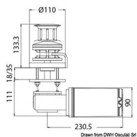 ITALWINCH Smart R1 windlass 700W