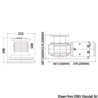 Lewmar Capstan C4 - 12 V