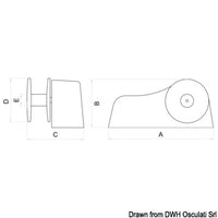 Achill Tender capstan 500 W - 24 V
