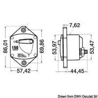 Built-in thermal switch 70 A