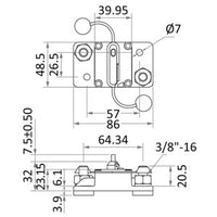 Watertight circuit breaker 200 A
