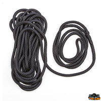 Spliced braided rope high tenacity with eye black color Trem F4614009