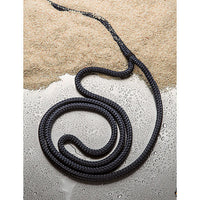 High tenacity mooring line with eye black color diameter 18 mm length 12 mt - Black colour - Breaking load kg - - Ø 18mm - Length 12 m [F4618012]