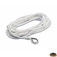 Spliced mooring rope high tenacity white colour Trem T5010206