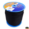 Mooring Line high tenacity poliester double braided rope black color diameter 24 mm - Ø mm 24 - Coil mt 100 - Breaking load 7900 kg - Color Black [F4624000]