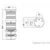 Aqua Signal Series 40-12V WHITE AR / TRI