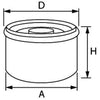 Fuel Filter Volvo Mercruiser OMC