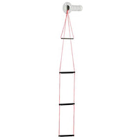 3-step emergency ladder w/ rear nut