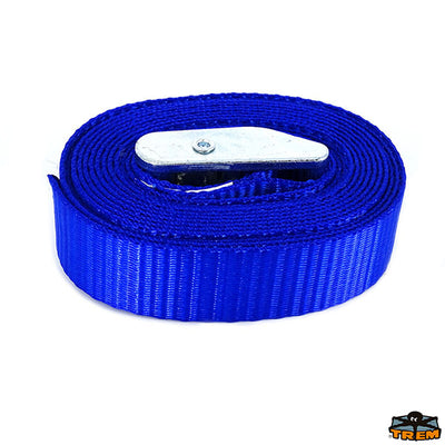 Blue polyester belt  with Zama buckle Trem C3125250