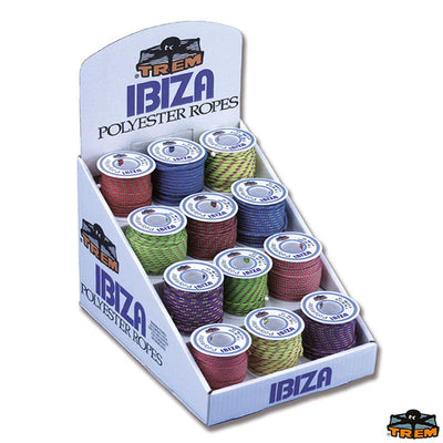 Bank rack complete  with 24 reels  in assorted colours and diameters Trem T7500000