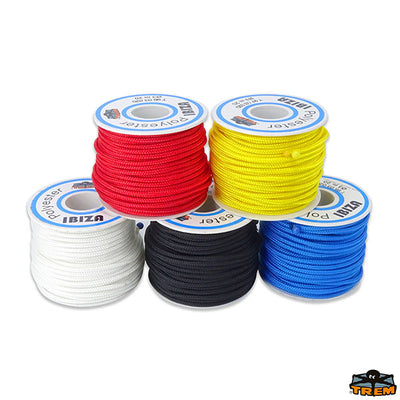 Braided rope high tenacity polyester packaging in self-service reels Trem T9503020