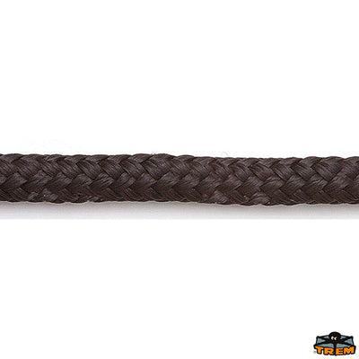Special Trem double braided rope  made of stabilized polypropylene black colour Trem T2706000