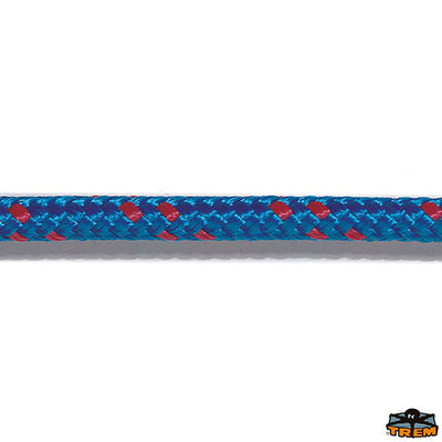 Special Trem double braided rope  made of stabilized polypropylene blue and red colour Trem T2610000