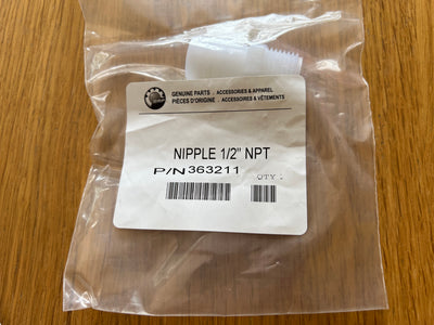 NIPPLE,1/2INCH NPT 0363211 363211 Evinrude Johnson Spares & Parts