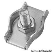 SS simple clamp 2 mm