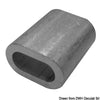 Aluminium sleeve 6 mm