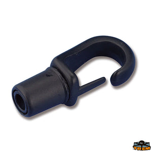 Self-tailing snap hook for shock cord ø 6 and 8 mm. Trem C2805080