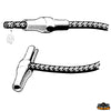 Utility clip fastening black. color diameter 8 mm - For elastic cord Ø 8 mm - Black colour - 50 pieces [C2508012]