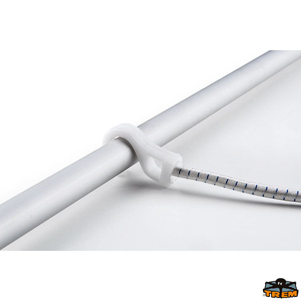 Nylon hook for pipe ø 20mm and 25mm suitable for Ø 8 mm. elastic rope Trem C2620008