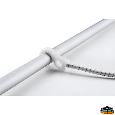 Nylon hook for pipe ø 20mm and 25mm suitable for Ø 8 mm. elastic rope Trem C1325008