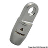Eye terminal for textile rig Ø 4 mm