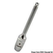 Threaded terminal for Ø 4 mm rope