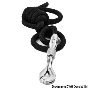 Threaded terminal for textile Ø 4 mm