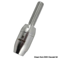Threaded terminal for textile Ø 4 mm