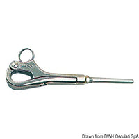 SS Pelican hook shackle  4 x 8 mm
