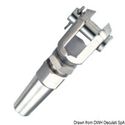 SS fork terminal Ø 5 mm